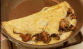 Cocos-omelet. recept