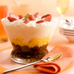 Roggebroodtrifle met mango recept