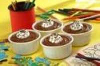 Chocoladepudding met pistachenootjes recept
