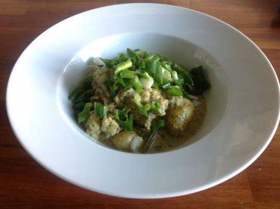 Vegetarische groene curry recept
