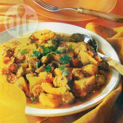 Indische okra en aardappelen recept