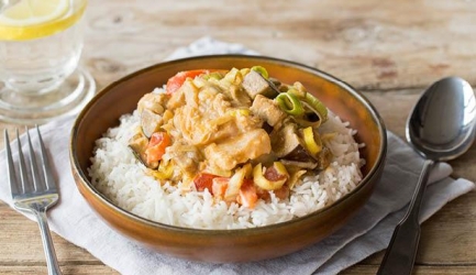 Massaman-viscurry recept