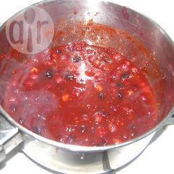 Kaneel en cranberry saus recept