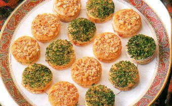 Canapes met kip recept