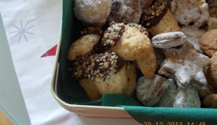 Kruidige koekjes met chocolade en hazelnoten recept
