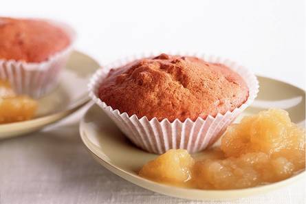 Appel-pecan muffins