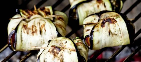 Gevulde bbq auberginepakketjes recept