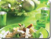Salade van peer, gorgonzola en geroosterde ontbijtkoek recept ...