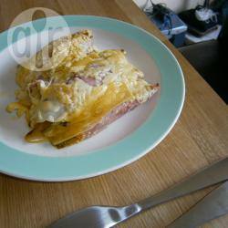 Ovenschotel witlof met ham en kaas recept