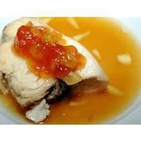 Zwaardvis met mangochutneysaus recept