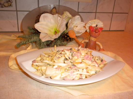 Vlaamse maaltijd  witlofsalade recept