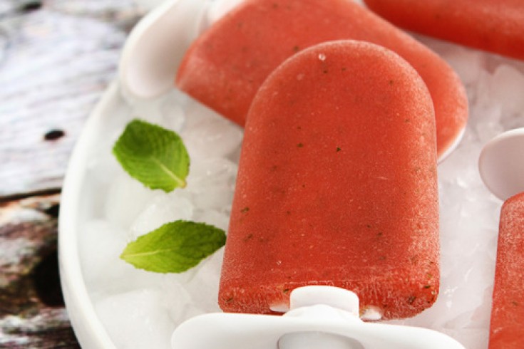 Snelle watermeloen-ijsjes