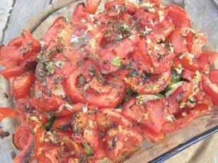 Provencaalse tian met tomaten recept
