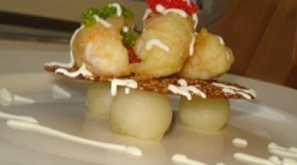 Langoustines tempura recept