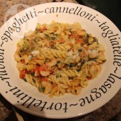 Pittige garnalen en knoflook pasta recept