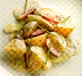 Aardappelsalade met dille-mosterd recept