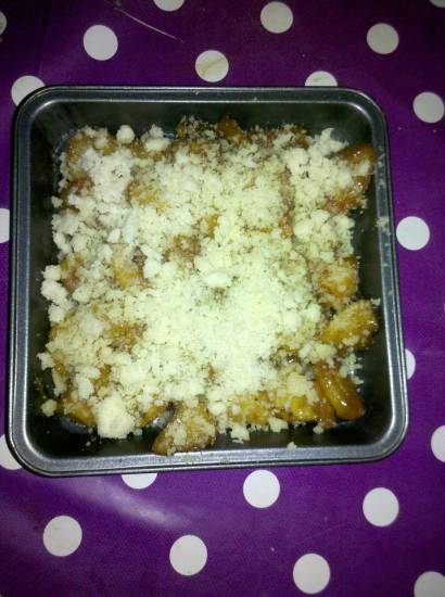 Ananas crumble van cherifa sziklai recept