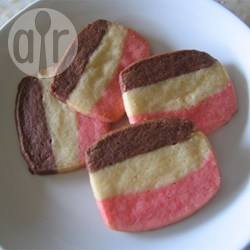 Drie kleuren koekjes recept