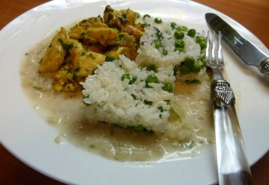 Kip curry, thaise stijl recept