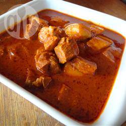 Curry met varkensvlees recept