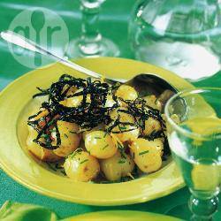Nieuwe aardappelen met nori recept
