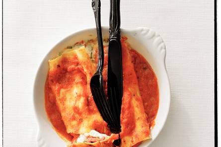 Cannelloni met paprika en magor