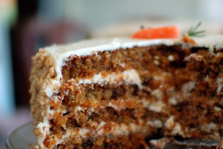 Goddelijke worteltaart (carrot cake) met mascarponecrème