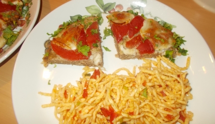 Tomatenspaghetti recept