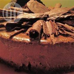 Chocoladecheesecake met cappuccinoroom recept