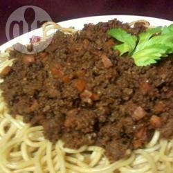 Spaghetti bolognese voor drukke moeders recept