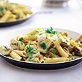 Romige champignon-pastaschotel recept