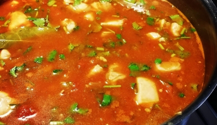 Harira (soep van kikkererwten, lamsvlees en koriander) recept ...