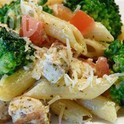 Pasta, broccoli en kip recept