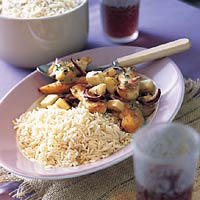 Winters wokpotje met rijst recept