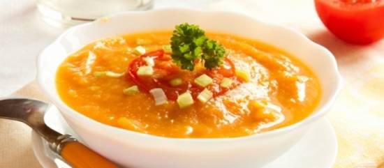 Pittige soep van geroosterde groenten met koriander recept ...