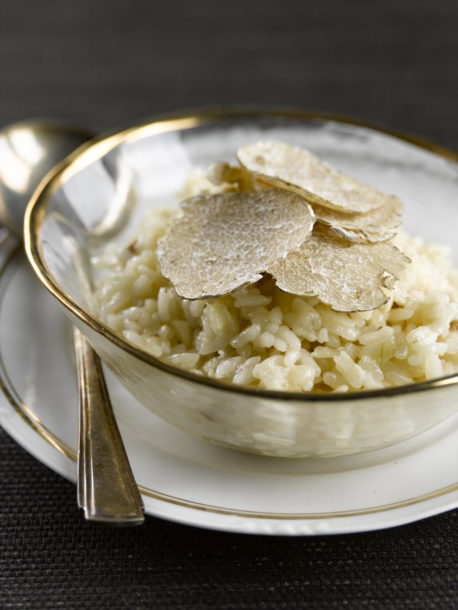 Recept 'risotto met witte truffels'