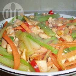 Chinese hete roergebakken kipfilet recept