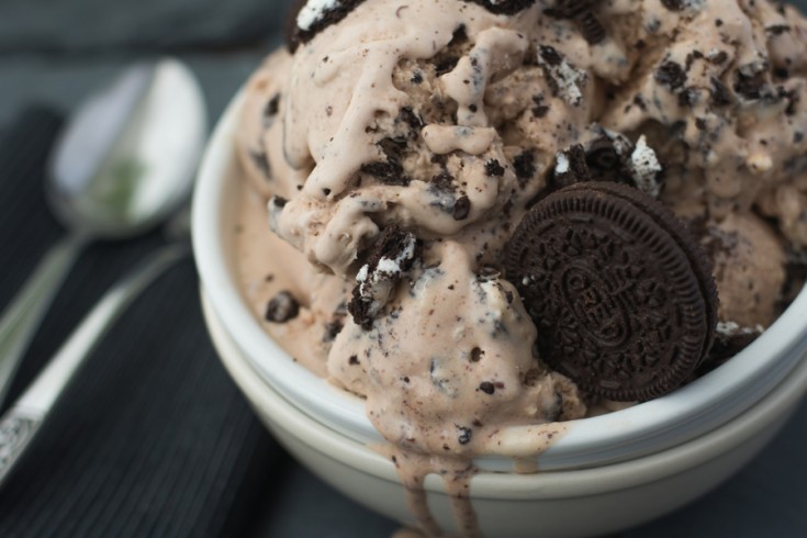 Oreo-nutella-ijs uit het guilty pleasures kookboek