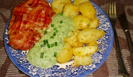 Drieluik vlees aardappel en groenten recept