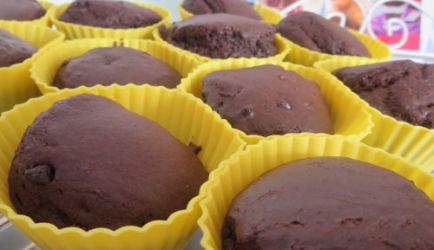 Chocolademuffins met speculaaskruiden recept