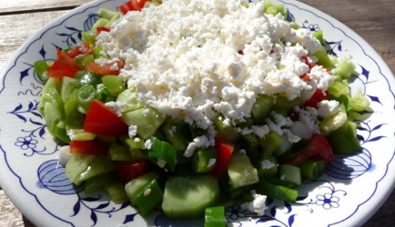 Bulgaarse shopska salade recept