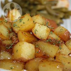 Geroosterde aardappelen met knoflook recept