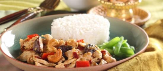 Thaise kip met cashewnoten recept