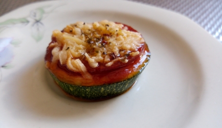 Mini pizza van courgette recept