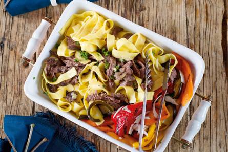 Pappardelle met stracotto