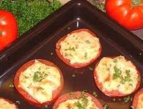 Gegratineerde tomaten met gehakt en kaas recept