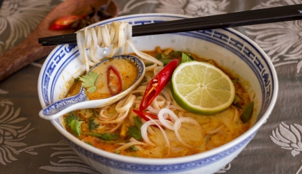 Thaise noodle soep recept
