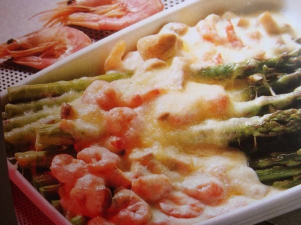 Asperge-garnalengratin recept