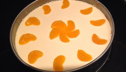 Kwarktaart met mandarijntjes recept
