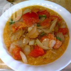 Zoete aardappelsoep met dhal recept
